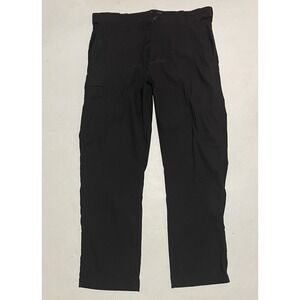 UB Tech Mens Pants Size 36 X 31 Pocket Cargo Black Straight Nylon Classic Fit‎